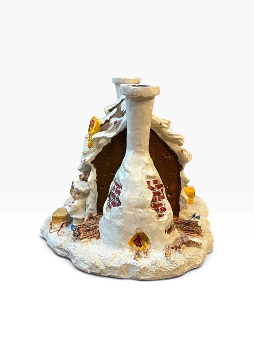Santas Town At the North Pole Gingerbread Bakery Christmas Village House - Picture 4 of 6